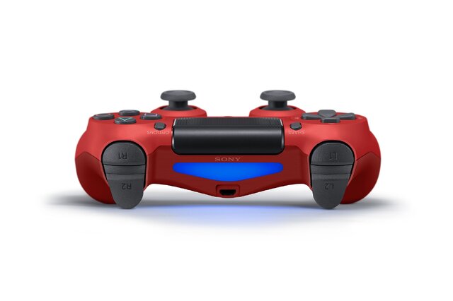 「新DUALSHOCK 4」マグマ・レッド＆ウェイブ・ブルー11月10日発売