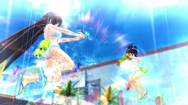 閃乱カグラ新作はTPS！？水鉄砲で濡れ濡れのスケスケな『PEACH BEACH SPLASH』発表