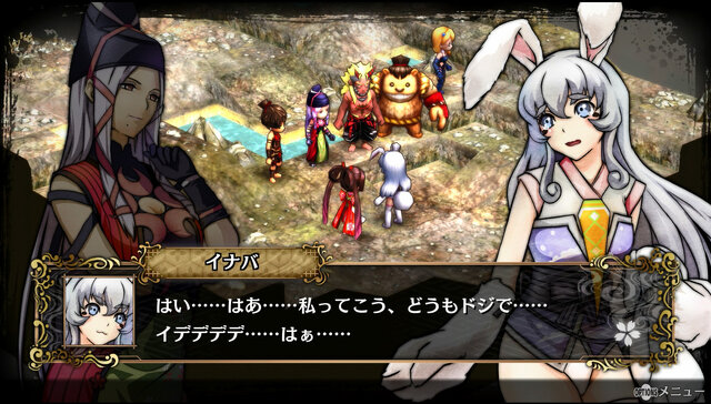 『GOD WARS ～時をこえて～』厳島の戦乙女「サヨリ」＆ドジっ子うさぎ「イナバ」公開、キャラの関係性や情勢図なども