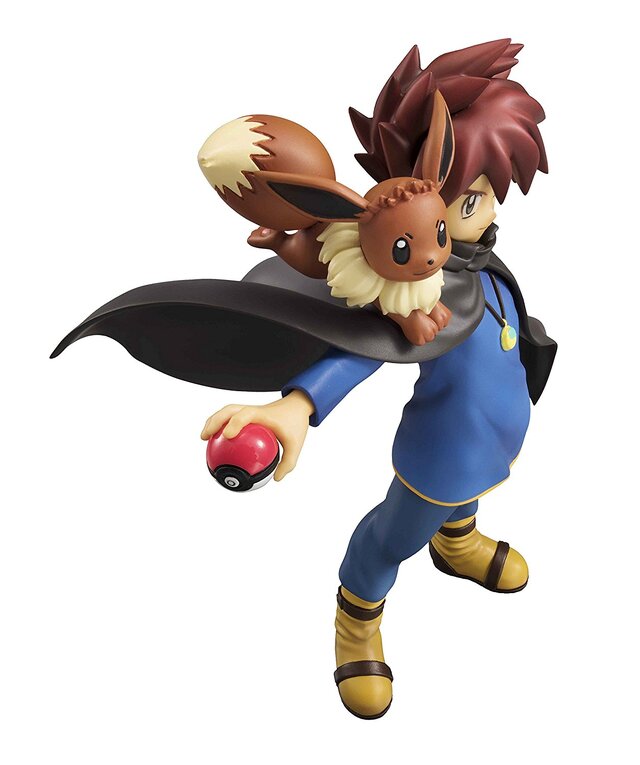 アニメ「ポケモン」の「シゲル＆イーブイ」がフィギュア化！はためくマントのかっこいいポーズが特徴