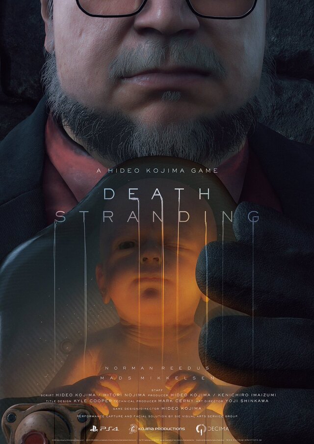 【TGA 16】小島監督『DEATH STRANDING』最新映像！マッツ・ミケルセン登場、デル・トロ監督らしき人物も