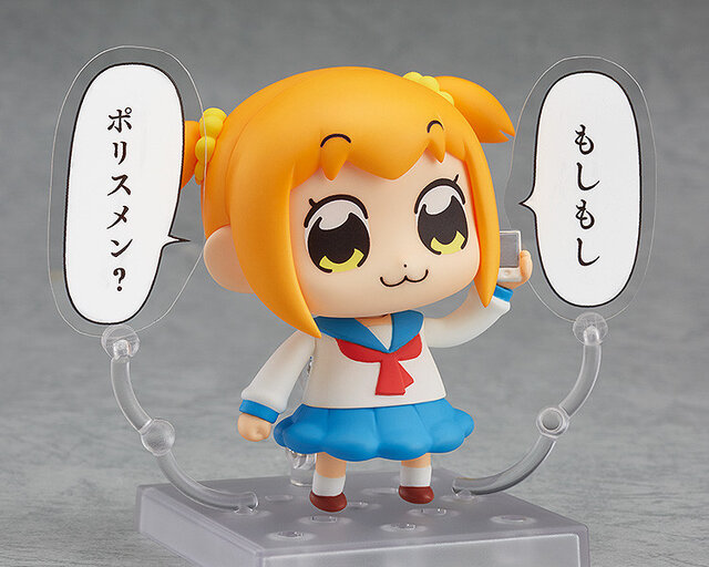 「ポプテピピック」がまさかの「ねんどろいど」化！“例のビル”破壊シーンや“エイサイハラマスコイおどり”を再現可能