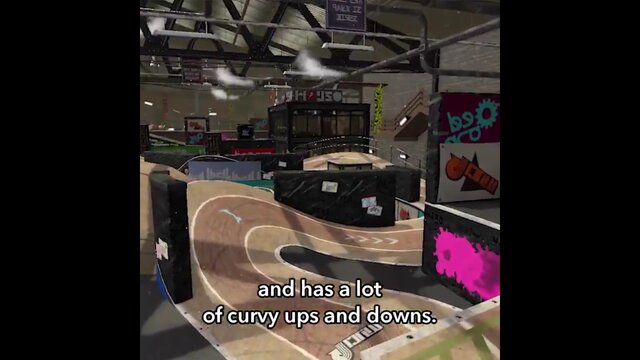 『スプラトゥーン2』BMXの室内トラックをイメージした新ステージ「Humpback Pump Track」が発表