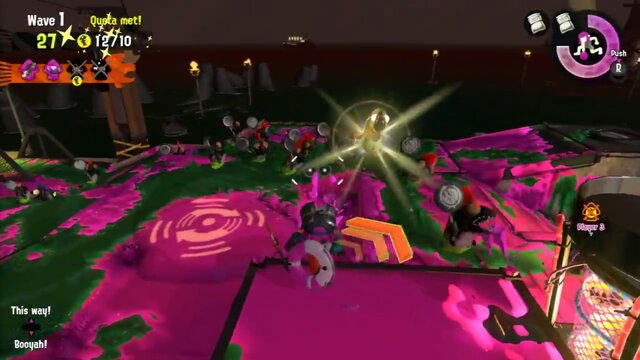 【E3 2017】『スプラトゥーン2』激しすぎる「サーモンラン」プレイ映像が公開、システムや報酬の情報が明らかに