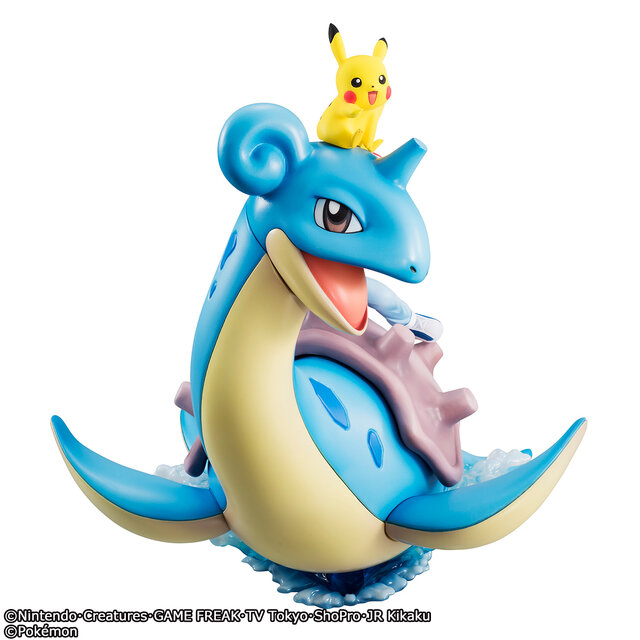 1/8スケールフィギュア「G.E.M.シリーズ ポケットモンスター サトシ＆ピカチュウ＆ラプラス」予約受付開始