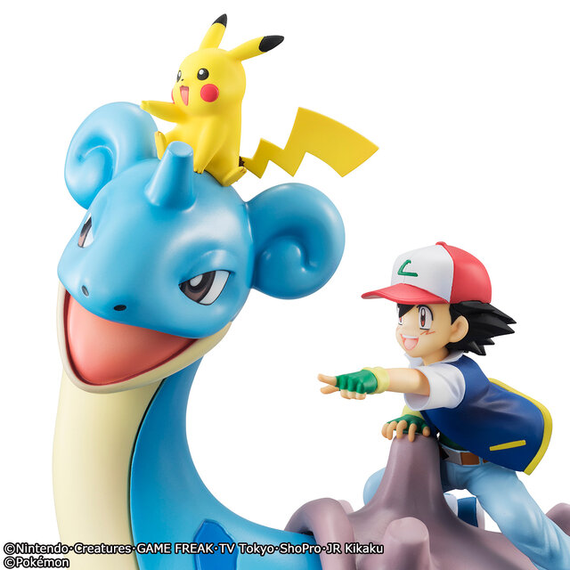 1/8スケールフィギュア「G.E.M.シリーズ ポケットモンスター サトシ＆ピカチュウ＆ラプラス」予約受付開始