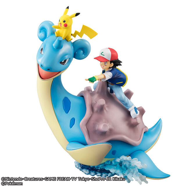 1/8スケールフィギュア「G.E.M.シリーズ ポケットモンスター サトシ＆ピカチュウ＆ラプラス」予約受付開始