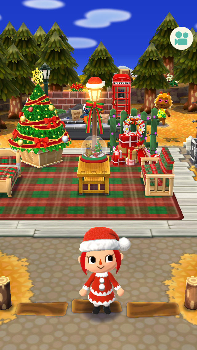 『ポケ森』クール勢のキャンプ場運営日記 ～床に直置きのクリスマスケーキと、車で配達するサンタクロース～