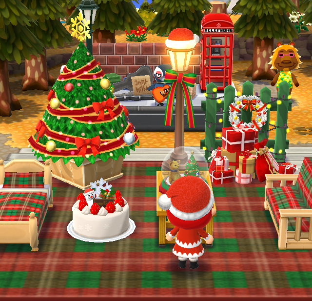 『ポケ森』クール勢のキャンプ場運営日記 ~床に直置きのクリスマスケーキと、車で配達するサンタクロース~