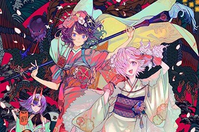 「hokusai＆TOKYO 水辺を彩る江戸祭」メインビジュアル公開！『FGO』のマシュや北斎が鮮やかな和装で彩る