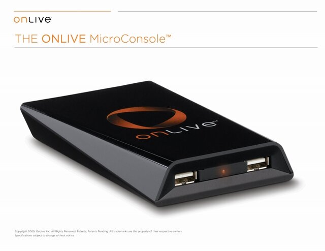 【GDC 2009】最新ゲームをストリーミング配信「OnLive」を体験した