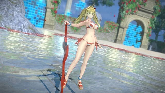 『Fate/EXTELLA LINK』水着衣装DLC配信開始－「Fateの夏は余の水着で幕開けだなっ！」