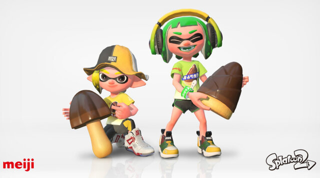 『スプラトゥーン2 』あの戦いが再び…！「きのこの山 vs たけのこの里」フェス開催決定