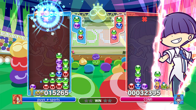 『ぷよぷよeスポーツ』相殺アクションが可視化されて、より見やすく！おなじみの登場キャラも紹介