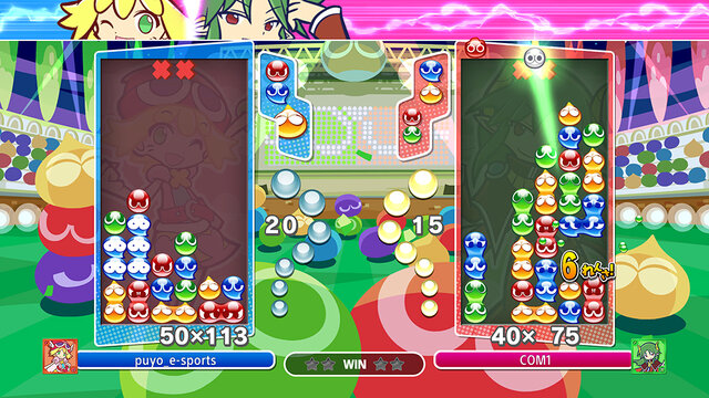 『ぷよぷよeスポーツ』相殺アクションが可視化されて、より見やすく！おなじみの登場キャラも紹介