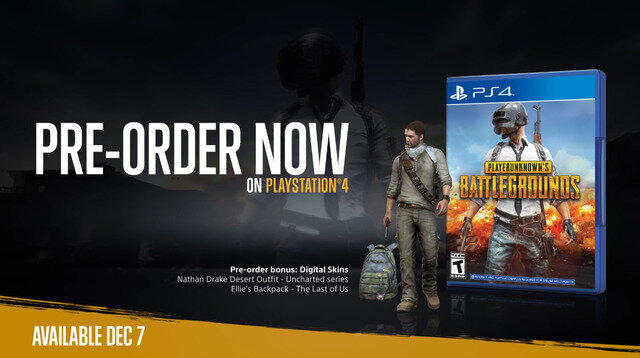 PS4版『PUBG』が海外向けに正式発表！『アンチャ』『ラスアス』コラボスキンも【UPDATE】