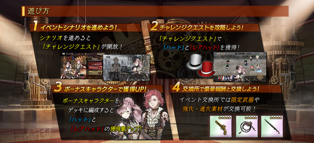 『プレカトゥスの天秤』イベント限定「プリム」「リアム」「エミリオ」が登場する「裏切りカーニヴァル」開催！