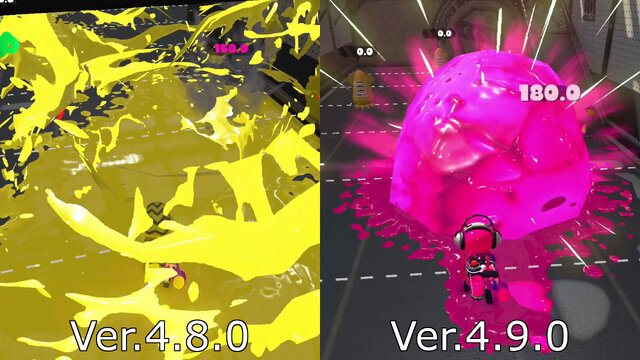 『スプラトゥーン2』Ver.4.9.0の変更点を画像や動画で比較！スフィアやハイプレが弱体化