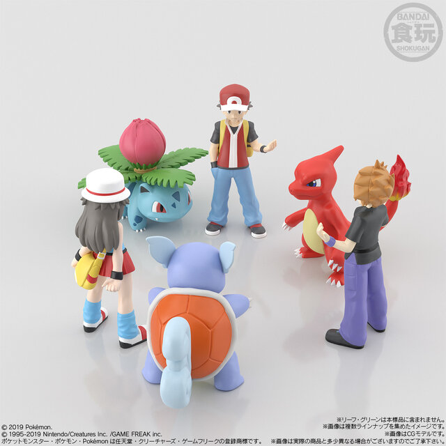 ポケモンやトレーナーを1/20スケールで表現した新作フィギュアが登場─指先サイズのイーブイから両手いっぱいのフシギバナまで勢揃い！