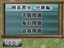 遊んで囲碁がさらに強くなる銀星囲碁DS 中級編