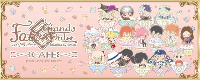 『FGO』×「サンリオ」コラボカフェ第3弾が9月5日より開催！新サーヴァント達を加えた“秋のお茶会”が開かれる