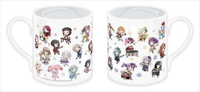 「バンドリ！ ガールズバンドパーティ！キャンペーン」■マグカップ（全1種） 本体価格 1,500円 （＋税）（C）BanG Dream! Project（C）Craft Egg Inc.（C）bushiroad All Rights Reserved.