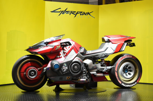 『サイバーパンク2077』キアヌ・リーブスが「TGS2019」開催前日にサプライズ入場！バイクにまたがる姿が最高にCOOL