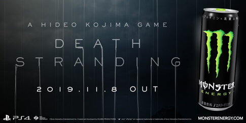 『DEATH STRANDING』×「モンスターエナジー」コラボ決定！“スタミナ回復アイテム”としてゲーム内に登場