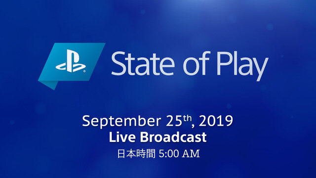 SIE公式番組「State of Play」第3回は9月25日午前5時スタート！新作やWWS作品新情報などが発表