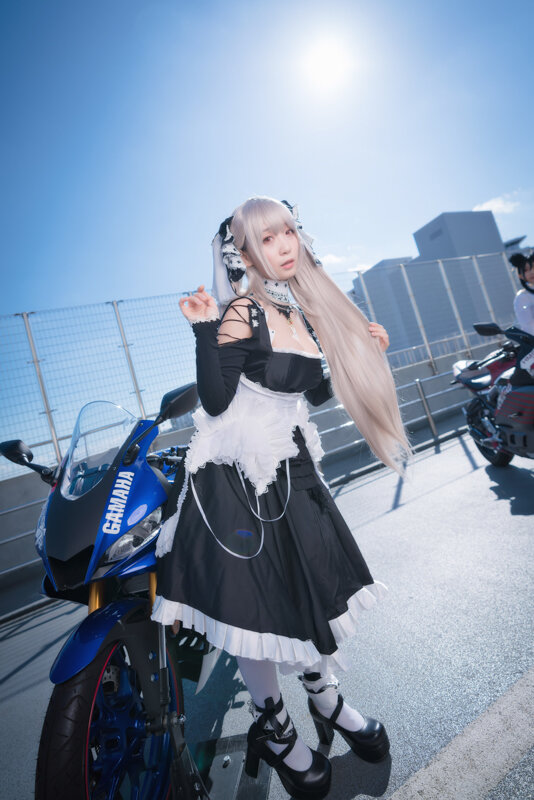 『アズレン』コラボバイクが「東京モーターショー」出展！人気コスプレイヤー・伊織もえ、大河もも、Toriiiが魅了【写真43枚】