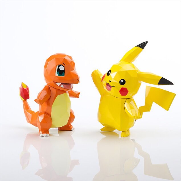 ピカチュウ・イーブイ・ヤドンたちがポリゴン風フィギュアに！「POLYGO ポケットモンスター」発売