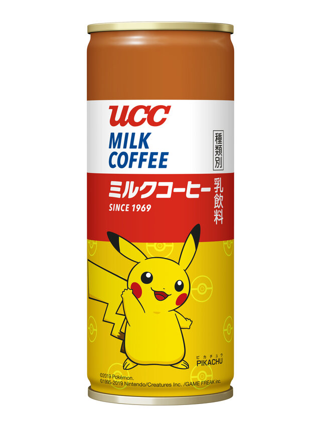 「ピカチュウ」「サルノリ」などをデザインした「ＵＣＣ ミルクコーヒー ポケモン缶」が数量限定で登場！