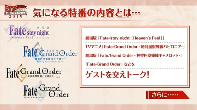 今年も特番を実施！「Fate Project 大晦日TVスペシャル2019」12月31日に放送＆配信─気になる“『FGO』の元旦”についてのコメントも・・・!?