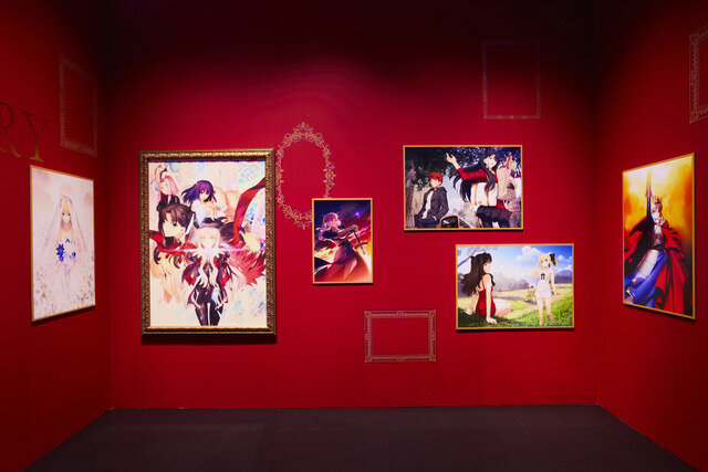 「TYPE-MOON展 Fate/stay night -15年の軌跡-」の様子／（C）TYPE-MOON All Rights Reserved.