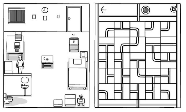 【吉田輝和の絵日記】クリック&ドラッグADV『The White Door』過去の記憶は悪夢か…精神病院で謎解き