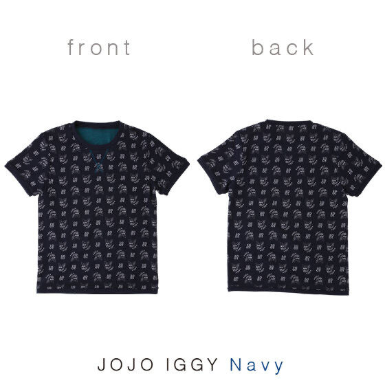 「PB限定【ジョジョの奇妙な冒険 スターダストクルセイダース】JOJO IGGY TOPS for MEN（ジョジョ イギー メンズTシャツ）」5,775 円（税込）（C）A＆L/S・JOJO SC