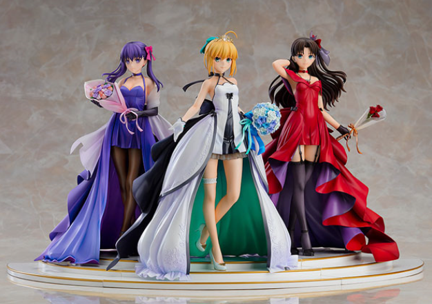 「Fate/stay night セイバー 遠坂凛 間桐桜 15th CelebrationDress Premium Box 1/7スケール」参考価格：45,000円（C）TYPE-MOON