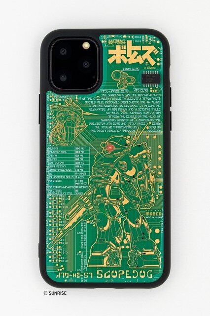 「FLASH スコープドッグ 基板アート iPhone 11 Proケース」価格　　　　：15,000円(税別)（C）サンライズ
