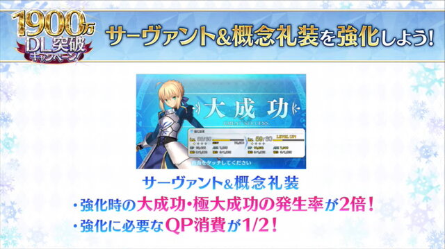 『FGO』2月26日より「1900万DL突破キャンペーン」開催決定―2000万目前をエレちゃんがお祝い！新要素や絆UP礼装もレアプリ交換に追加